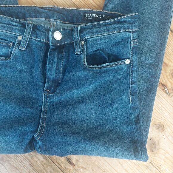 Blank NYC The Bond Mid Rise Skinny Jeans Size 27 - Picture 5 of 10